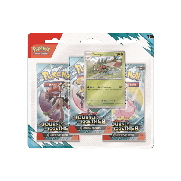 Pokémon TCG: Scarlet & Violet – Journey Together 3-Pack Blister - Afbeelding 2